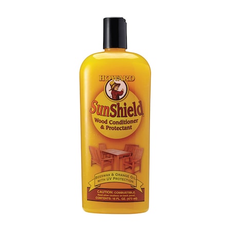 Sunwax Howard SunShield Orange Scent Wood Protector 16 oz Gel SWAX16